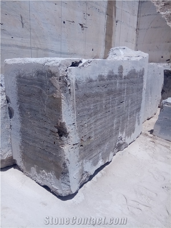 Dark Titanium Travertine Quarry Blocks,Rocks