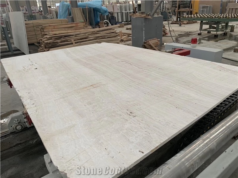 Factory Price Super White Travertine Block,Bianco Travertino Walnut