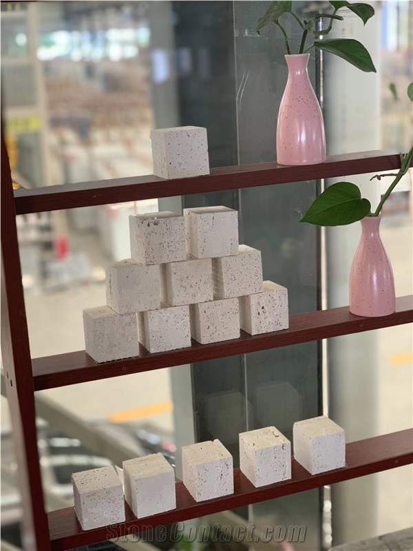 Iran White Travertine Quarry Block Directly