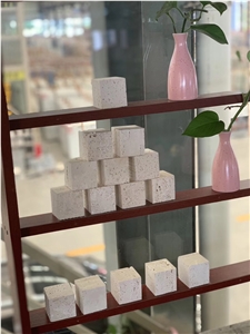 Iran White Travertine Quarry Block Directly