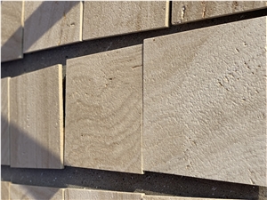 Iran White Travertine Quarry Block Directly