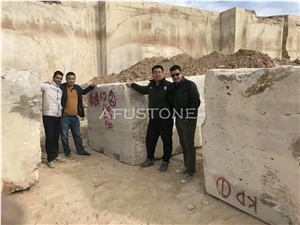 Light Silver Travertine Block Iran Quarry Directly,Shuitou Showroom in Stocks