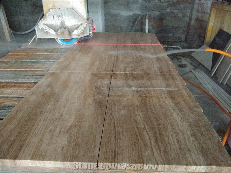 Persian Noce Travertine Tile 4cm,Coffee Travertino
