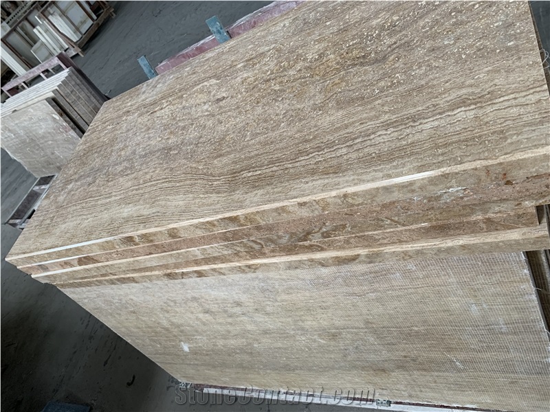 Persian Noce Travertine Tile 4cm,Coffee Travertino
