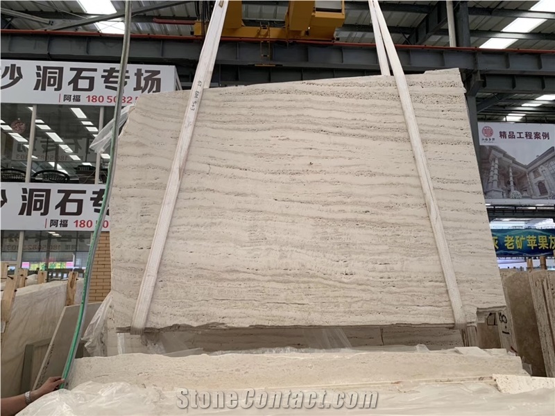 Persian Super White Travertine Slab,Floor Tiles