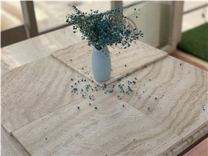 Persian Super White Travertine Slab,Floor Tiles