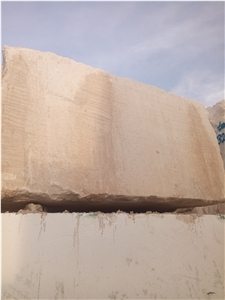 Royal Beige Travertine Blocks from Iran Quarry Directly