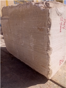 Royal Beige Travertine Blocks from Iran Quarry Directly