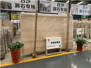 Royal Beige Travertine Blocks from Iran Quarry Directly