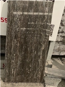 Titanium Dark Silver Travertine Slab,Floor Wall Tile