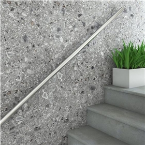 Dark Grey Terrazzo Floor Tile Building Materials