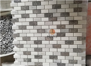 Polished Marble Composited Mosaic Linear Strips
