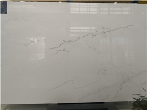 Colorado Lincoln White Marble with Gold Vein Slab