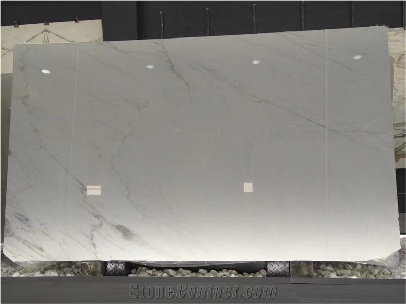 Colorado Lincoln White Marble with Gold Vein Slab