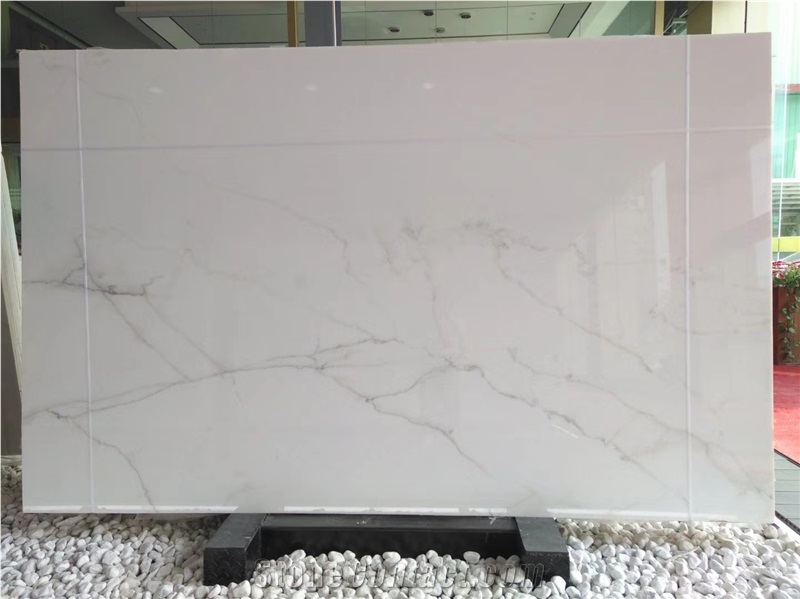 Luxury Colorado White Marble with Gold Veins