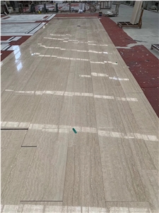 Travertino Romano Argento Floor Tiles Supplier