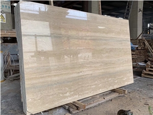 Travertino Romano Argento Floor Tiles Supplier