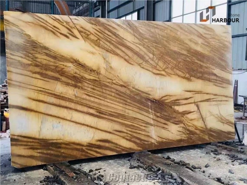 Champagne Gold Marble Slab