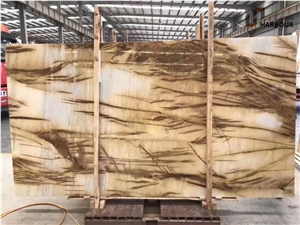 Champagne Gold Marble Slab