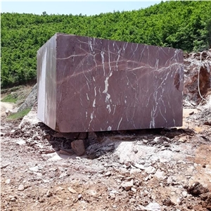 Rosso Carpazi Marble Block