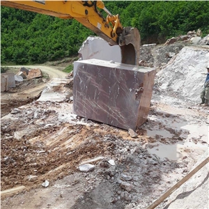 Rosso Carpazi Marble Block