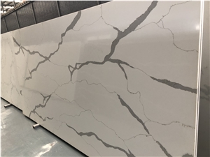 Bianco Calacatta White Quartz Stone Slabs&Tiles Bianco Calacatta White Quartz Stone Slabs&Tiles