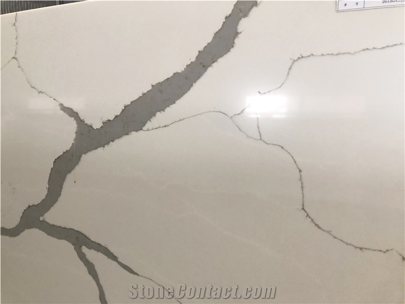Bianco Calacatta White Quartz Stone Slabs&Tiles