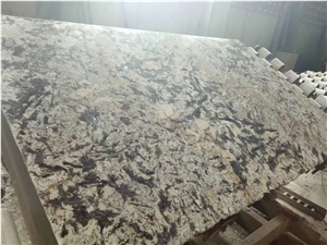 Brazil Yellow Jute Granite Versailles Pattern