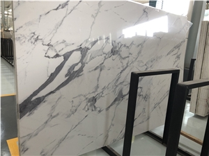 Calacatta White Artificial Stone Slabs & Tiles