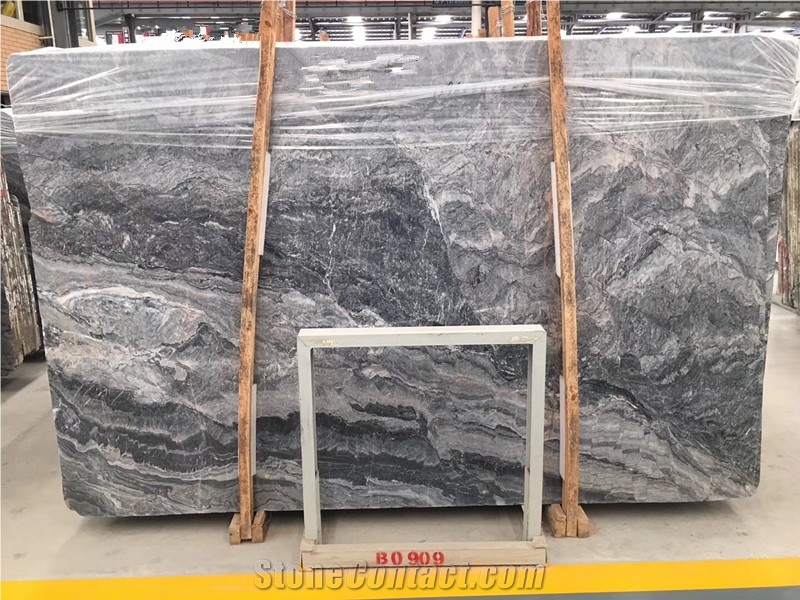 China Beautiful Blue Totem Marble Slabs&Tiles
