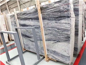 China Beautiful Blue Totem Marble Slabs&Tiles
