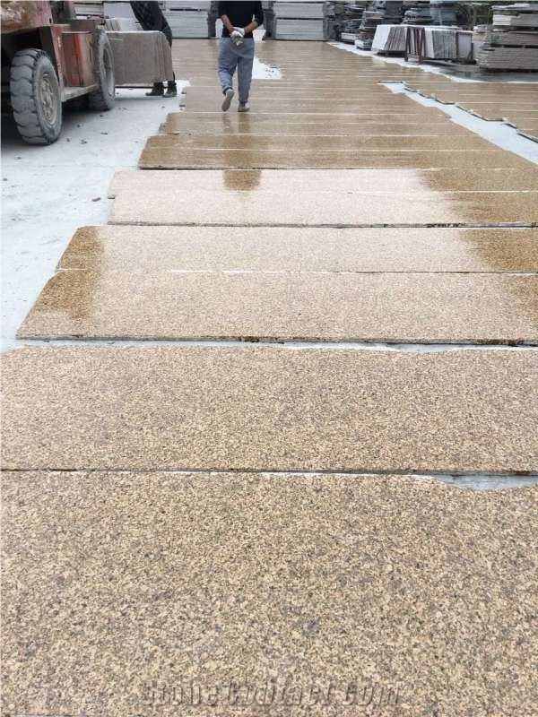 Haiti Diamond Gold Granite for Wall Application