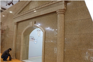 Haiti Diamond Gold Granite for Wall Application