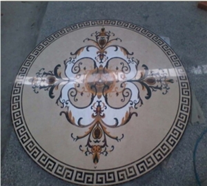 Hot Sale Stone Floor Medallions Honeycomb Panel