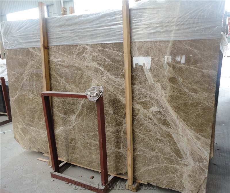 Light Emperador Polish Turkey Good Marble Slab