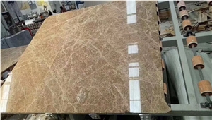 Light Emperador Polish Turkey Good Marble Slab