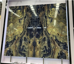 Luxurious Blue Azul Bahia Brazil Marble Slab Luxurious Blue Azul Bahia Brazil Marble Slab