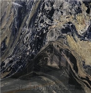 Luxurious Blue Azul Bahia Brazil Marble Slab