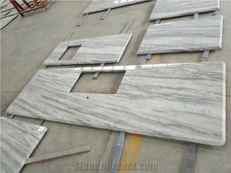 New River White Granite Residental Countertop