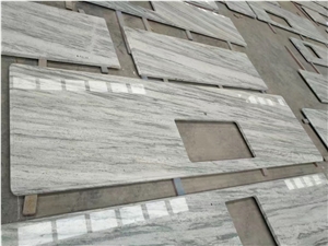 New River White Granite Residental Countertop