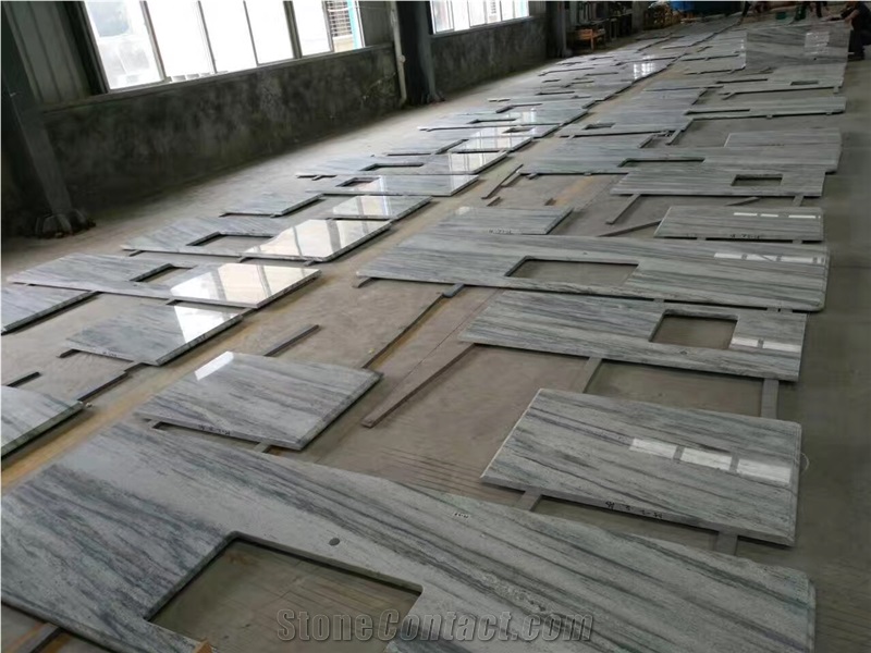 New River White Granite Residental Countertop