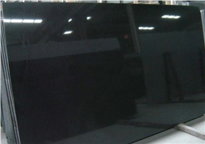 Polished Hebei Black Diamond Black Granite