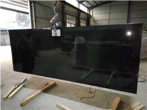 Polished Hebei Black Diamond Black Granite