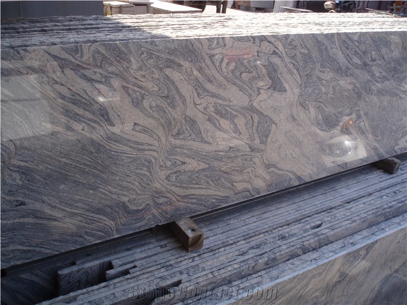 Surface Polished Juparana Grey Granite Hot Selling