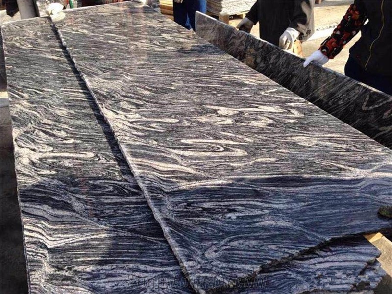 Surface Polished Juparana Grey Granite Hot Selling