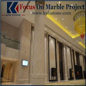 Beige Marble Columns and Pillars Collection