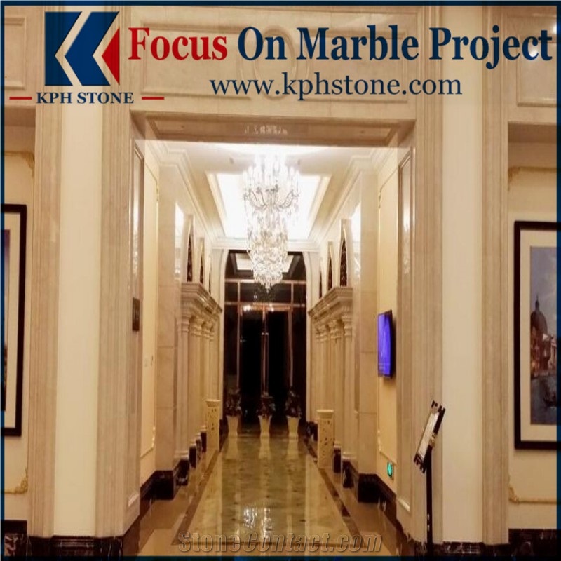 Beige Marble Columns and Pillars Collection