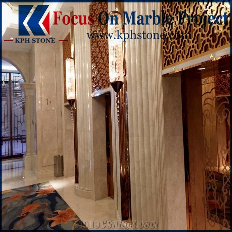 Beige Marble Columns and Pillars Collection