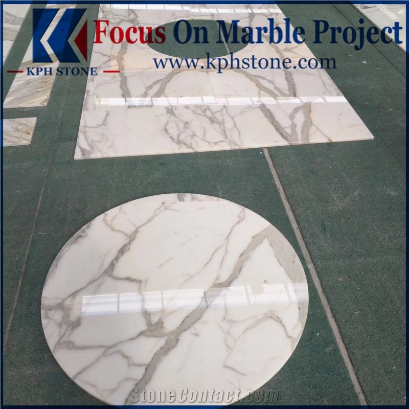 Bianco Calacatta Bathroom Marble Wall Tiles