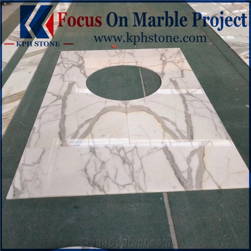 Bianco Calacatta Bathroom Marble Wall Tiles